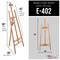 56" High Medium A-Frame Wood Easel, Lyre Style Studio Easel - Wooden Artists Floor Stand, Sturdy Beechwood, Adjustable Height To 43" Canvas - Painting, Drawing, Sign Display Holder